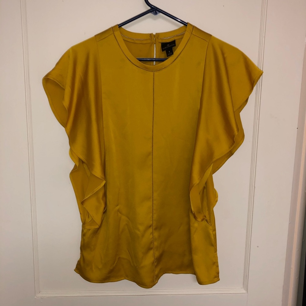 TWO formal satin shirts